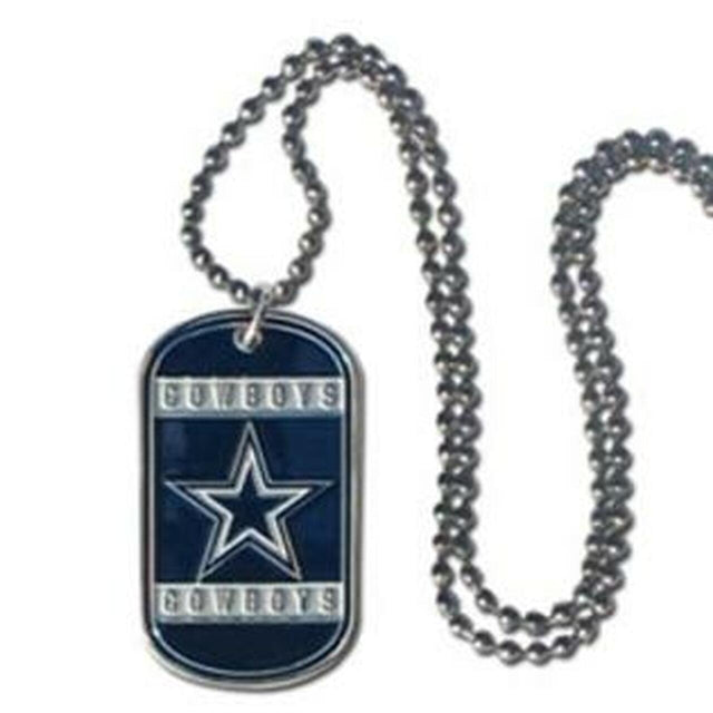 Collar con etiqueta de los Dallas Cowboys