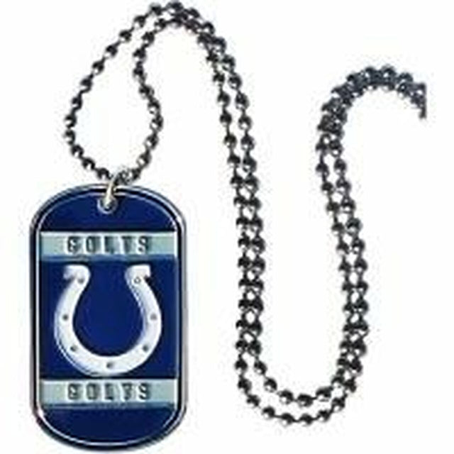 Collar con etiqueta de los Indianapolis Colts