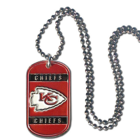 ~Kansas City Chiefs Necklace Tag Style~ backorder