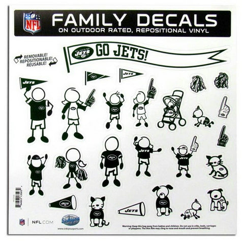 ~New York Jets Decal 11x11 Family Sheet~ backorder