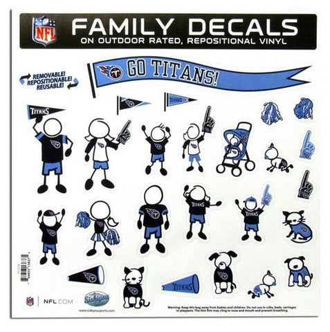~Tennessee Titans Decal 11x11 Family Sheet~ backorder