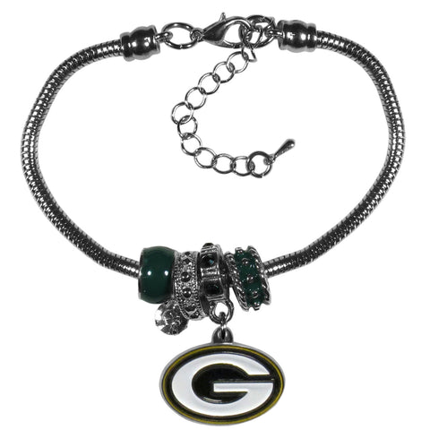 ~Green Bay Packers Bracelet Euro Bead Style~ backorder