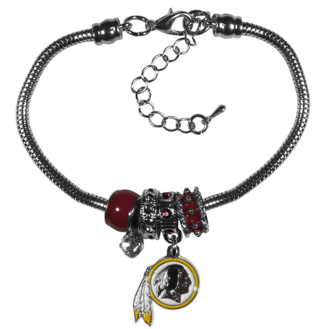 Washington Redskins Bracelet Euro Bead Style