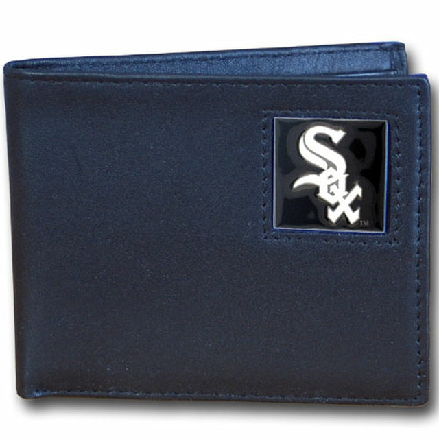 Cartera plegable de cuero de los Chicago White Sox