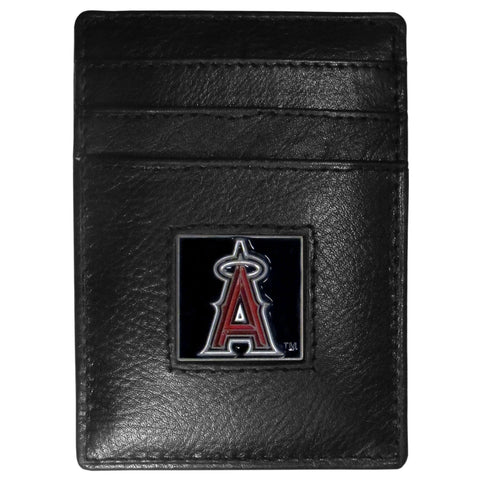~Los Angeles Angels Wallet Leather Money Clip Card Holder CO~ backorder