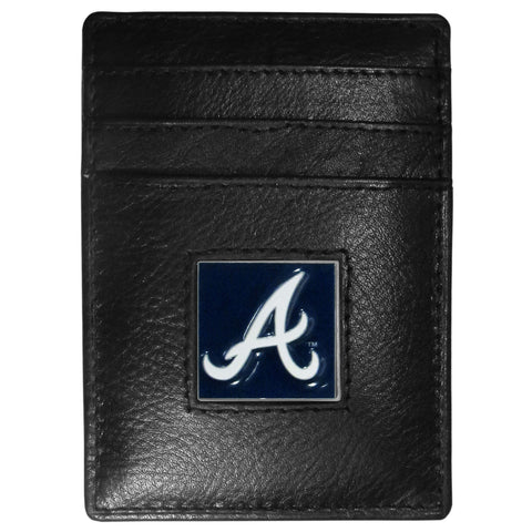 ~Atlanta Braves Wallet Leather Money Clip Card Holder CO~ backorder