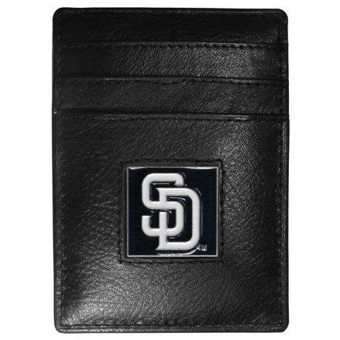 San Diego Padres Wallet Leather Money Clip Card Holder CO