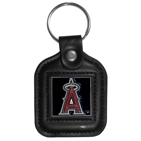 Los Angeles Angels Key Ring Square Leather CO