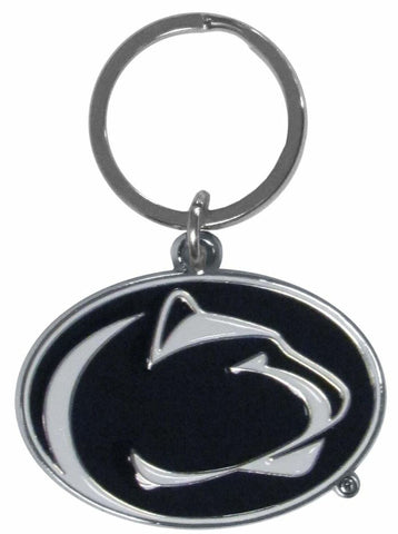 Penn State Nittany Lions Chrome Logo Cut Keychain