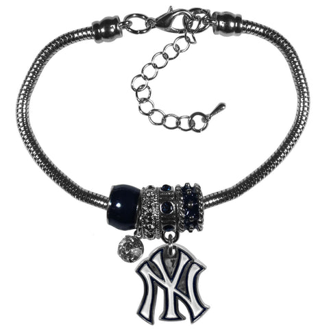 New York Yankees Bracelet Euro Bead Style CO