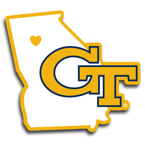 ~Georgia Tech Yellow Jackets Decal Home State Pride Style - Special Order~ backorder