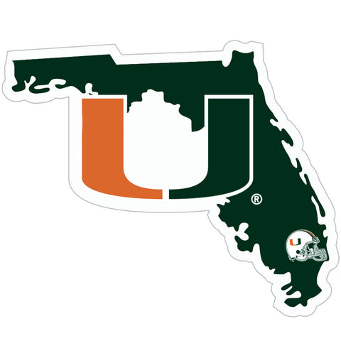 Miami Hurricanes Decal Home State Pride Style