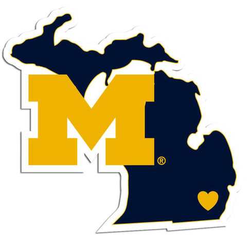 ~Michigan Wolverines Decal Home State Pride Style~ backorder