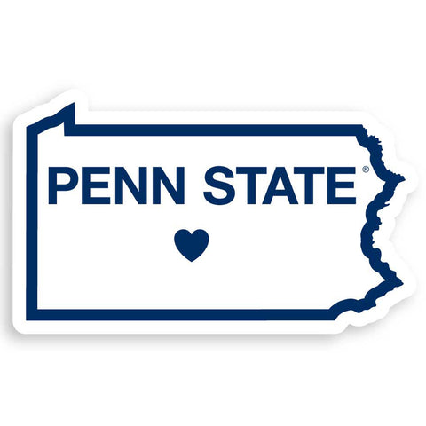 Penn State Nittany Lions Decal Home State Pride Style - Special Order