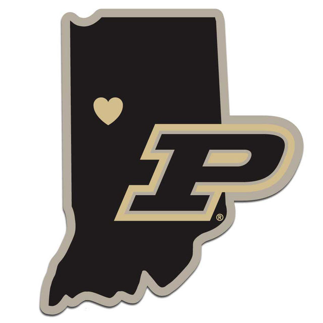 Calcomanía de Purdue Boilermakers con estilo de orgullo estatal