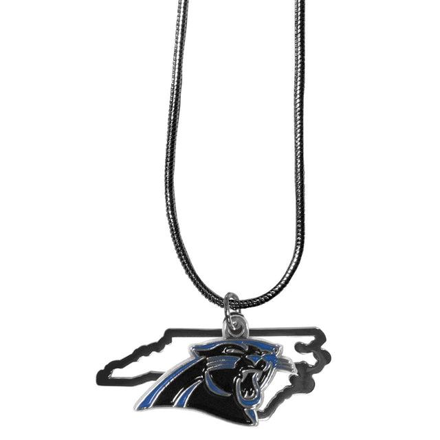 Collar con dije del estado de los Carolina Panthers