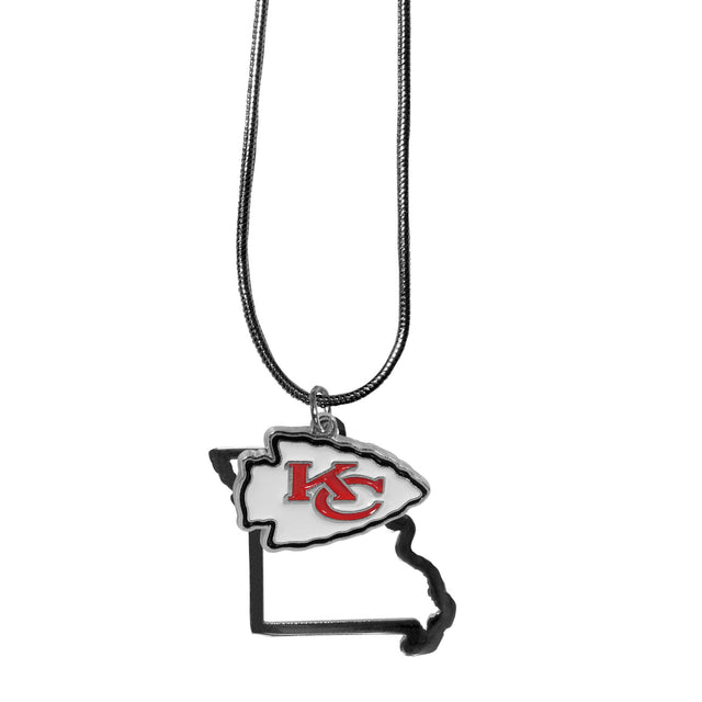 Collar con dije del estado de los Kansas City Chiefs