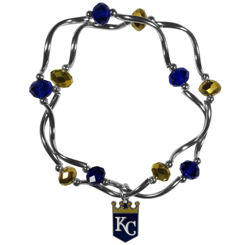 Kansas City Royals Bracelet Colored Bead CO