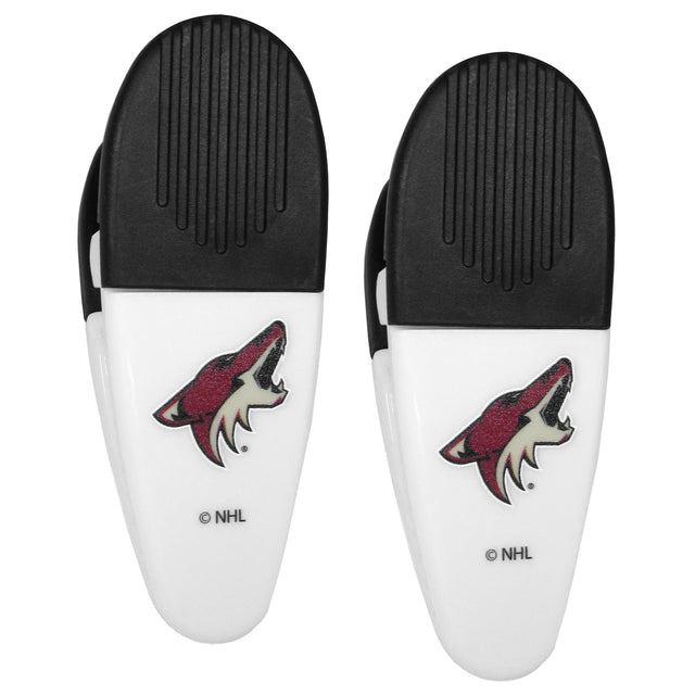 Paquete de 2 pinzas para patatas fritas de los Arizona Coyotes