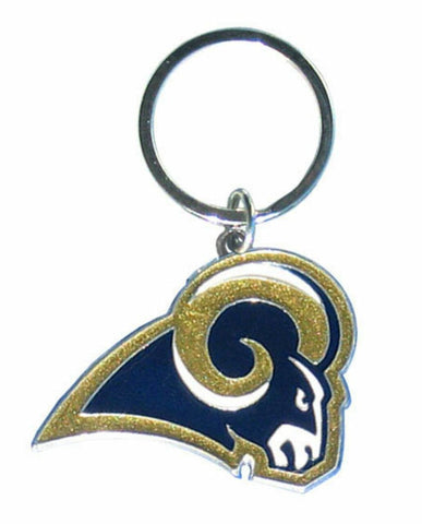 ~Los Angeles Rams Chrome Logo Cut Keychain - Special Order~ backorder