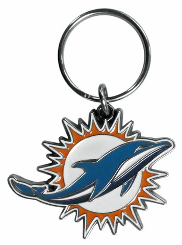 ~Miami Dolphins Chrome Logo Cut Keychain~ backorder