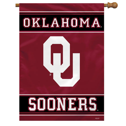 Oklahoma Sooners Banner 28x40 House Flag Style 2 Sided CO