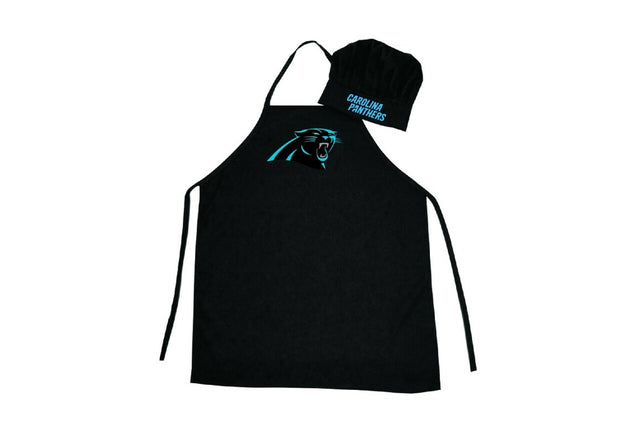 Conjunto de delantal y gorro de chef de los Carolina Panthers