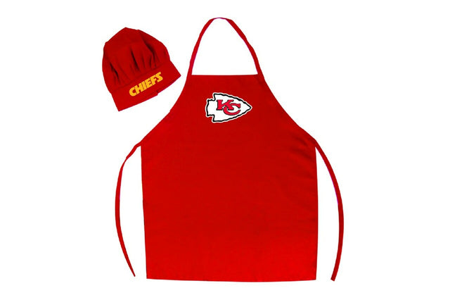 Conjunto de delantal y gorro de chef de los Kansas City Chiefs