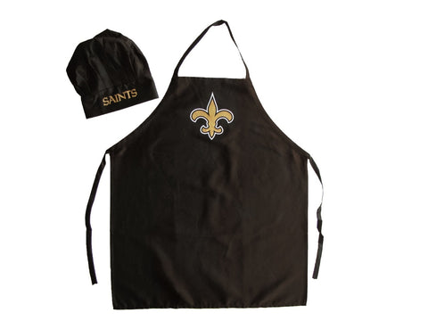 New Orleans Saints Apron and Chef Hat Set