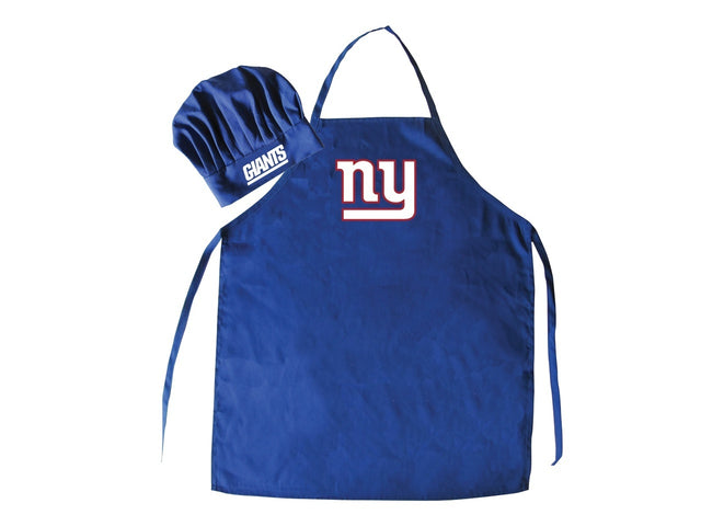 Conjunto de delantal y gorro de chef de los New York Giants