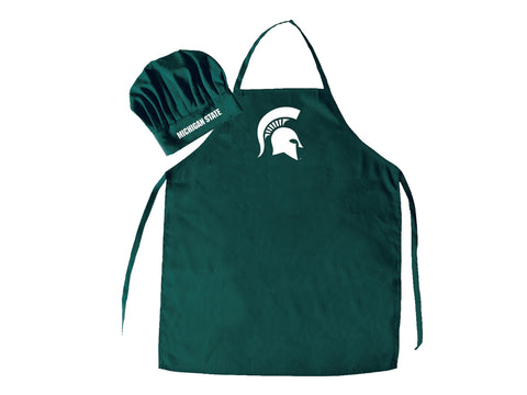 Michigan State Spartans Apron and Chef Hat Set