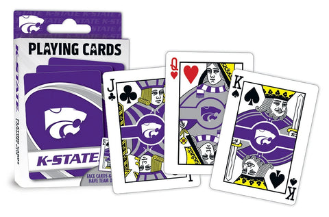 Kansas State Wildcats Playing Cards Logo