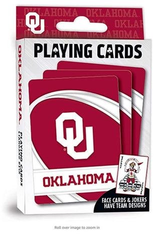 Oklahoma Sooners Playing Cards Logo
