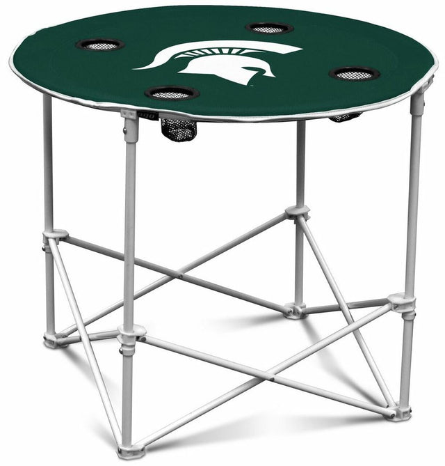 Michigan State Spartans Round Tailgate Table