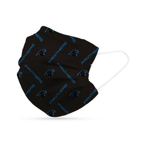 Carolina Panthers Face Mask Disposable 6 Pack