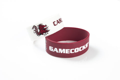 ~South Carolina Gamecocks Bracelets 2 Pack Wide - Special Order~ backorder