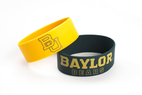 ~Baylor Bears Bracelets - 2 Pack Wide - Special Order~ backorder