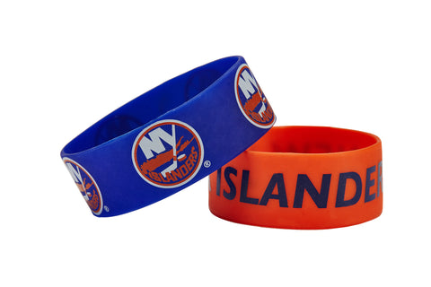 ~New York Islanders Bracelets - 2 Pack Wide - Special Order~ backorder