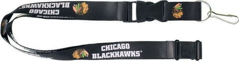 Chicago Blackhawks Lanyard Black