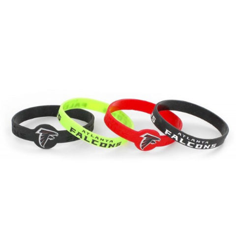 ~Atlanta Falcons Bracelets 4 Pack Silicone - Special Order~ backorder