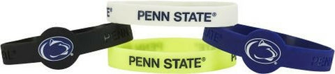 ~Penn State Nittany Lions Bracelets - 4 Pack Silicone - Special Order~ backorder