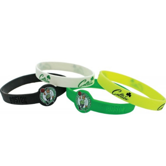 Boston Celtics Bracelets 4 Pack Silicone