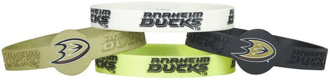 ~Anaheim Ducks Bracelets - 4 Pack Silicone - Special Order~ backorder