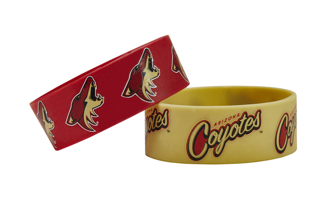 Arizona Coyotes Bracelets - 2 Pack Wide