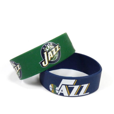 ~Utah Jazz Bracelets - 2 Pack Wide - Special Order~ backorder