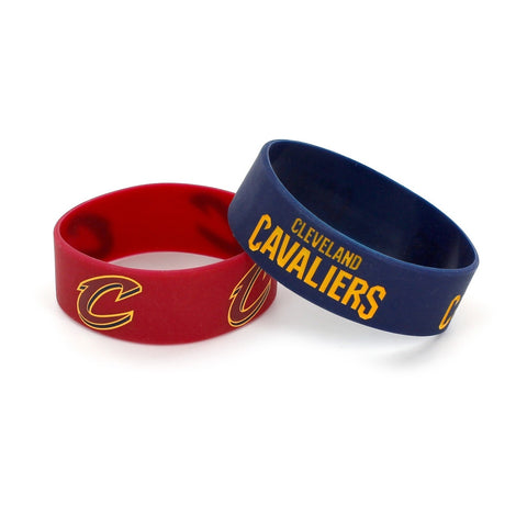 Cleveland Cavaliers Bracelets 2 Pack Wide