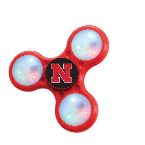 Nebraska Cornhuskers Spinners 3 Prong LED Style CO