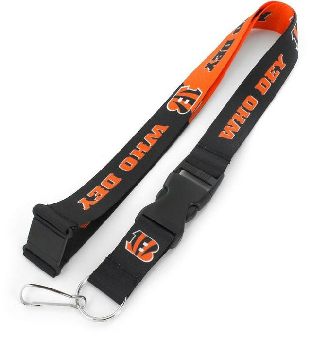 Cincinnati Bengals Lanyard Breakaway Style Slogan Design