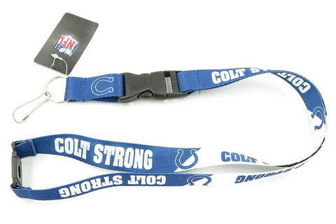 ~Indianapolis Colts Lanyard Breakaway Style Slogan Design - Special Order~ backorder