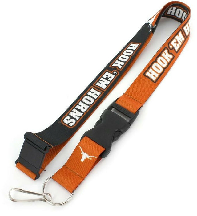 Texas Longhorns Lanyard Breakaway Style Slogan Design